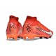 Nike Air Zoom Mercurial Superfly IX Elite FG MDS Carmin Clair Ivoire Pâle Mandarine Vif