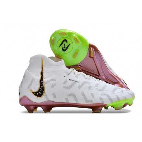 Nike Phantom Luna Elite FG Chaussure X WWC Blanc Noir Or