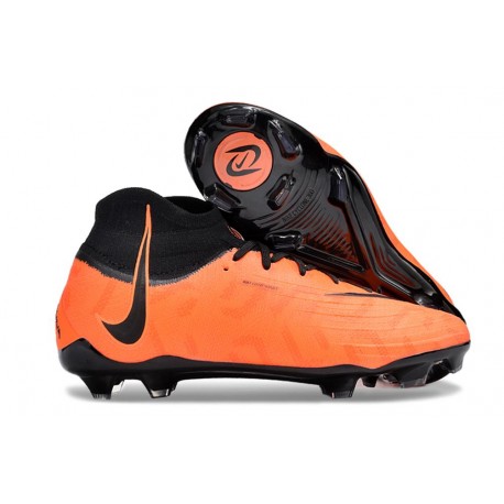 Nike Phantom Luna Elite FG Chaussure Orange Noir
