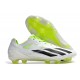 Chaussure adidas X Crazyfast+  FG Blanc Noir Citron Lucide