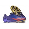 Chaussure adidas X Crazyfast+  FG Violet Rouge Bleu