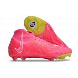 Nike Phantom Luna Elite FG Chaussure Rose Jaune