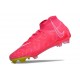 Nike Phantom Luna Elite FG Chaussure Rose Jaune