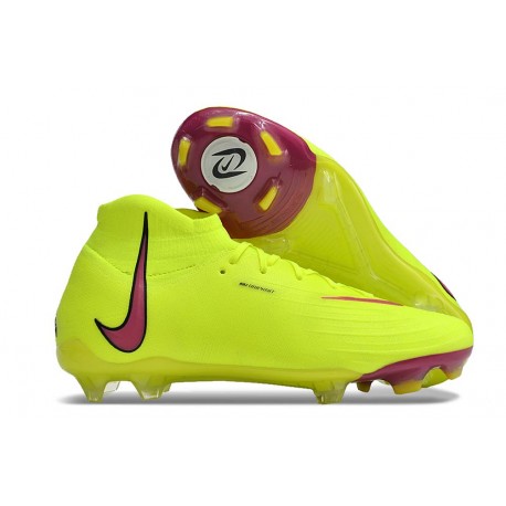 Nike Phantom Luna Elite FG Chaussure Volt Rouge