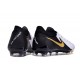 Nike Phantom Luna 2 Elite FG Crampons Blanc Noir Pièce Dor Métallique
