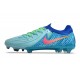 Nike Phantom Luna 2 Elite FG Crampons Bleu Rose