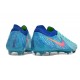 Nike Phantom Luna 2 Elite FG Crampons Bleu Rose