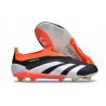 Chaussure adidas Predator Elite Laceless FG Noir Banc Rouge Solaire