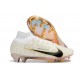 Nike Air Zoom Mercurial Superfly IX Elite FG Blanc Noir Or