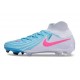 Nike Phantom Luna II Elite FG Chaussure Blanc Bleu Rose