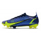 Nike Mercurial Vapor 14 Elite FG Crampons Sapphire Volt Bleu
