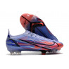 Nike Mercurial Vapor 14 Elite FG Crampons Mbappé Chardon Clair Argent Métallique