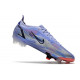 Nike Mercurial Vapor 14 Elite FG Crampons Mbappé Chardon Clair Argent Métallique