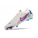 Nike Phantom Luna 2 Elite FG Crampons Blanc Bleu