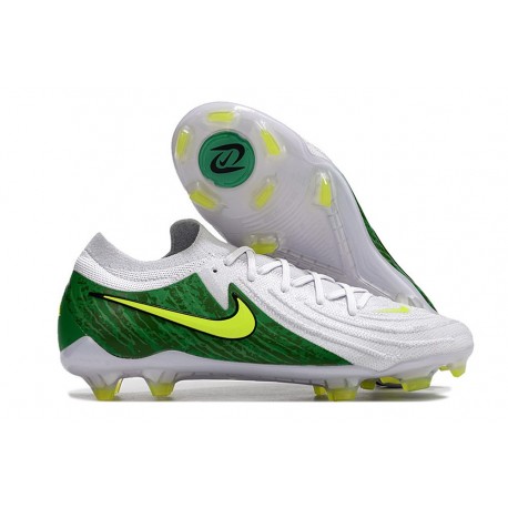 Nike Phantom Luna 2 Elite FG Crampons Blanc Vert