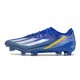 Chaussure adidas X Crazyfast Messi.1 FG Bleu Lucide Eclat de Bleu Blanc