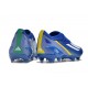 Chaussure adidas X Crazyfast Messi.1 FG Bleu Lucide Eclat de Bleu Blanc