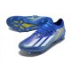 Chaussure adidas X Crazyfast Messi.1 FG Bleu Lucide Eclat de Bleu Blanc