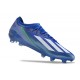 Chaussure adidas X Crazyfast Messi.1 FG Bleu Lucide Eclat de Bleu Blanc