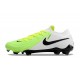 Nike Phantom GX2 Elite FG Vert Blanc Noir