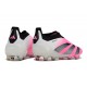 Chaussure adidas Predator Elite Laceless FG Rose Blanc Bleu