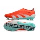 Chaussure adidas Predator Elite Laceless FG Rouge Blanc Bleu