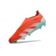 Chaussure adidas Predator Elite Laceless FG Rouge Blanc Bleu