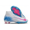 Nike Air Zoom Mercurial Superfly 10 Elite FG Blanc Rose Bleu