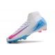 Nike Air Zoom Mercurial Superfly 10 Elite FG Blanc Rose Bleu