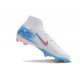 Nike Air Zoom Mercurial Superfly 10 Elite FG Blanc Rose Bleu