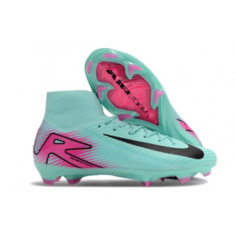 Nike Air Zoom Mercurial Superfly 10 Elite FG Vert Noir Rose