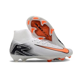 Nike Air Zoom Mercurial Superfly 10 Elite FG  Blanc Orange Noir