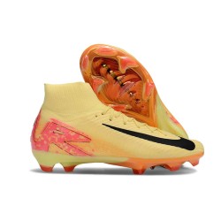 Nike Air Zoom Mercurial Superfly 10 Elite FG Jaune Noir Rose