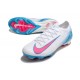 Chaussure Nike Mercurial Vapor 16 Elite FG Blanc Bleu Rose