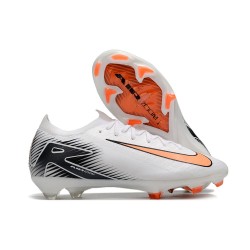 Chaussure Nike Mercurial Vapor 16 Elite FG Blanc Orange Noir