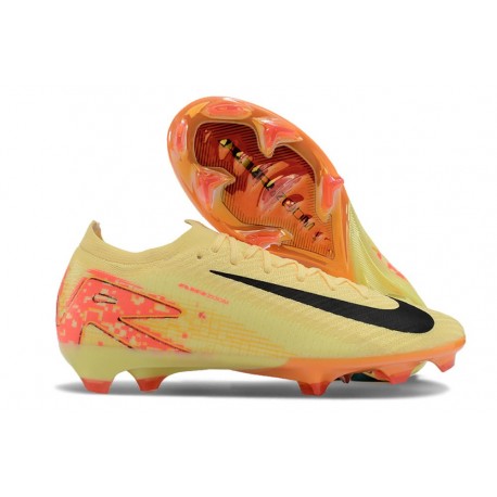 Chaussure Nike Mercurial Vapor 16 Elite FG Jaune Noir