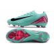 Chaussure Nike Mercurial Vapor 16 Elite FG Cyan Noir Rose
