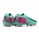 Chaussure Nike Mercurial Vapor 16 Elite FG Cyan Noir Rose