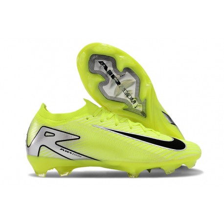 Chaussure Nike Mercurial Vapor 16 Elite FG Volt Noir Argent