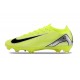 Chaussure Nike Mercurial Vapor 16 Elite FG Volt Noir Argent