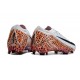 Chaussure Nike Mercurial Vapor 16 Elite FG Blanc Noir Orange