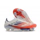Crampons de Football adidas F50+ Elite FG Advancement - Blanc Rouge Bleu