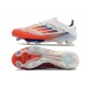 Crampons de Football adidas F50+ Elite FG Advancement - Blanc Rouge Bleu