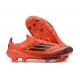 Crampons adidas F50+ Elite FG Turbo Noir Aurore Platin Métallique