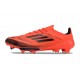 Crampons adidas F50+ Elite FG Turbo Noir Aurore Platin Métallique