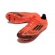 Crampons adidas F50+ Elite FG Turbo Noir Aurore Platin Métallique