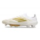 Crampons de Football adidas F50+ Elite FG Day Spark - Blanc Doré