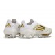 Crampons de Football adidas F50+ Elite FG Day Spark - Blanc Doré