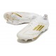 Crampons de Football adidas F50+ Elite FG Day Spark - Blanc Doré