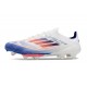 Crampons Football adidas F50+ Elite FG Advancement - Blanc Bleu Rouge 